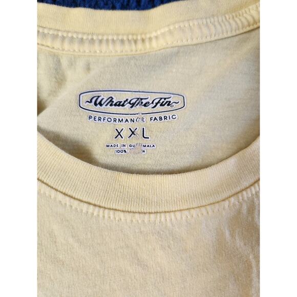What the Fin Men's Graphic Tee Shirt XXL - Picture 3 of 6